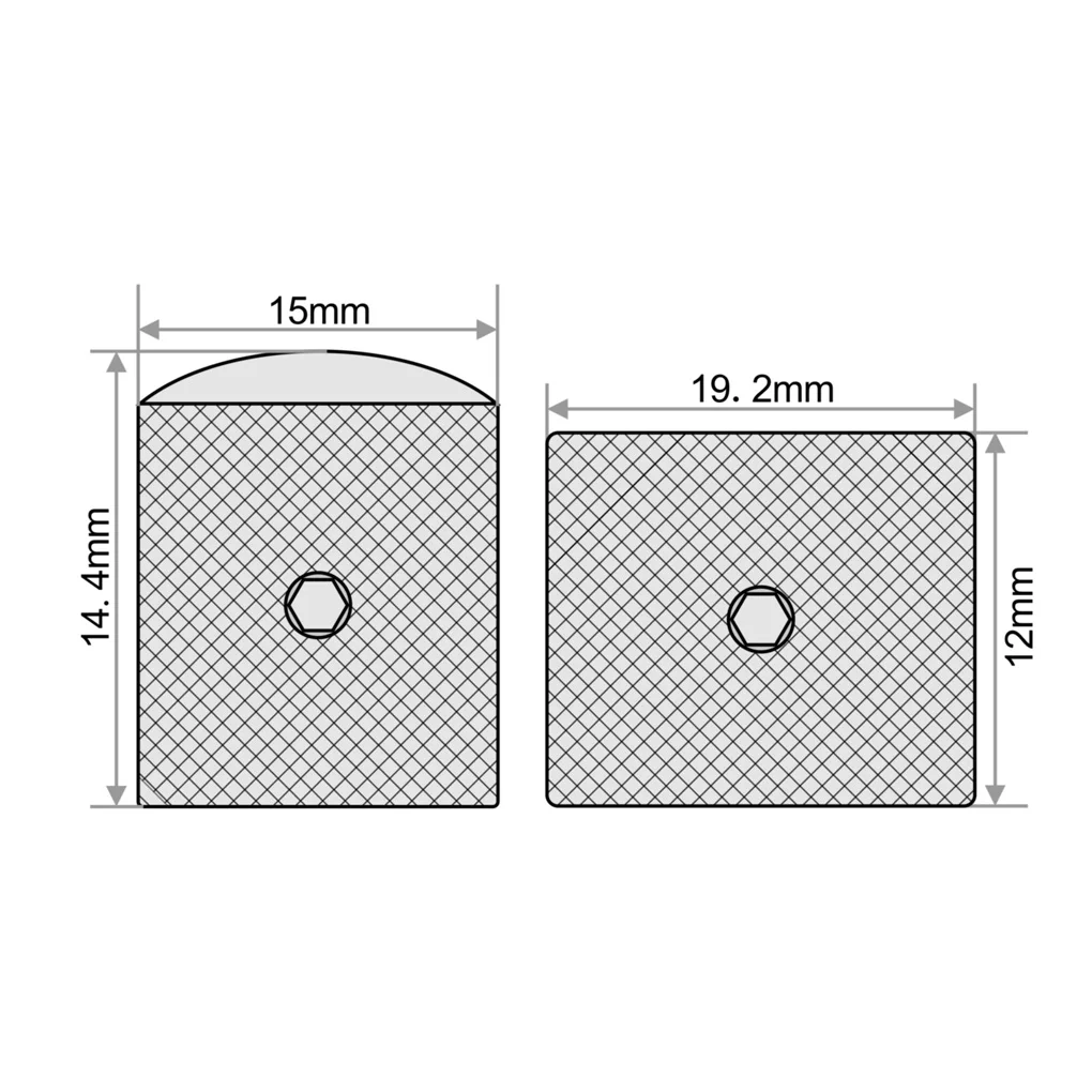 Chrome Dual Concentric Guitar Control Knobs M00502-1x2 3 Chrome Dual Concentric Guitar Control Knobs M00502-1x2 - Image 3