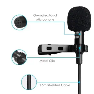 Portable Lavalier Microphone with Multiple Connectors 11 Sd2517e9f83e548c1a9a5a620b213003co