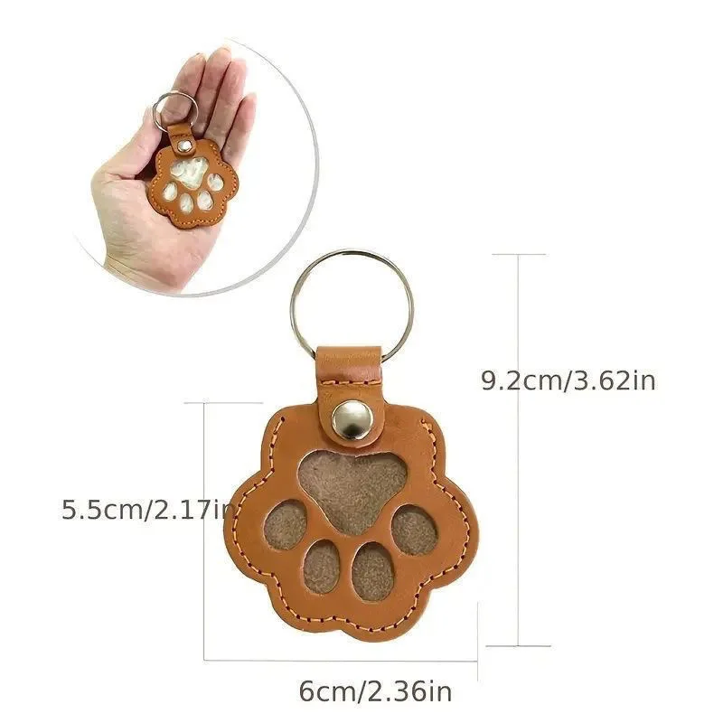 Leather Pet Memorial Keychain FS-KY1085 3 Leather Pet Memorial Keychain FS-KY1085 - Image 3