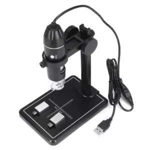 Black Handheld Digital Microscope with 500X Zoom