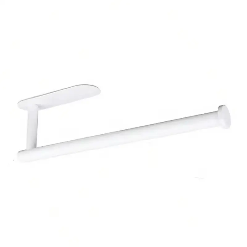 White Wall-Mounted Paper Tissue Rack 1 White Wall-Mounted Paper Tissue Rack
