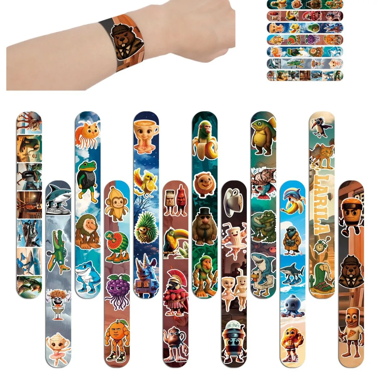 Colorful PVC Slap Bracelets for Kids 6 Colorful PVC Slap Bracelets for Kids - Image 6