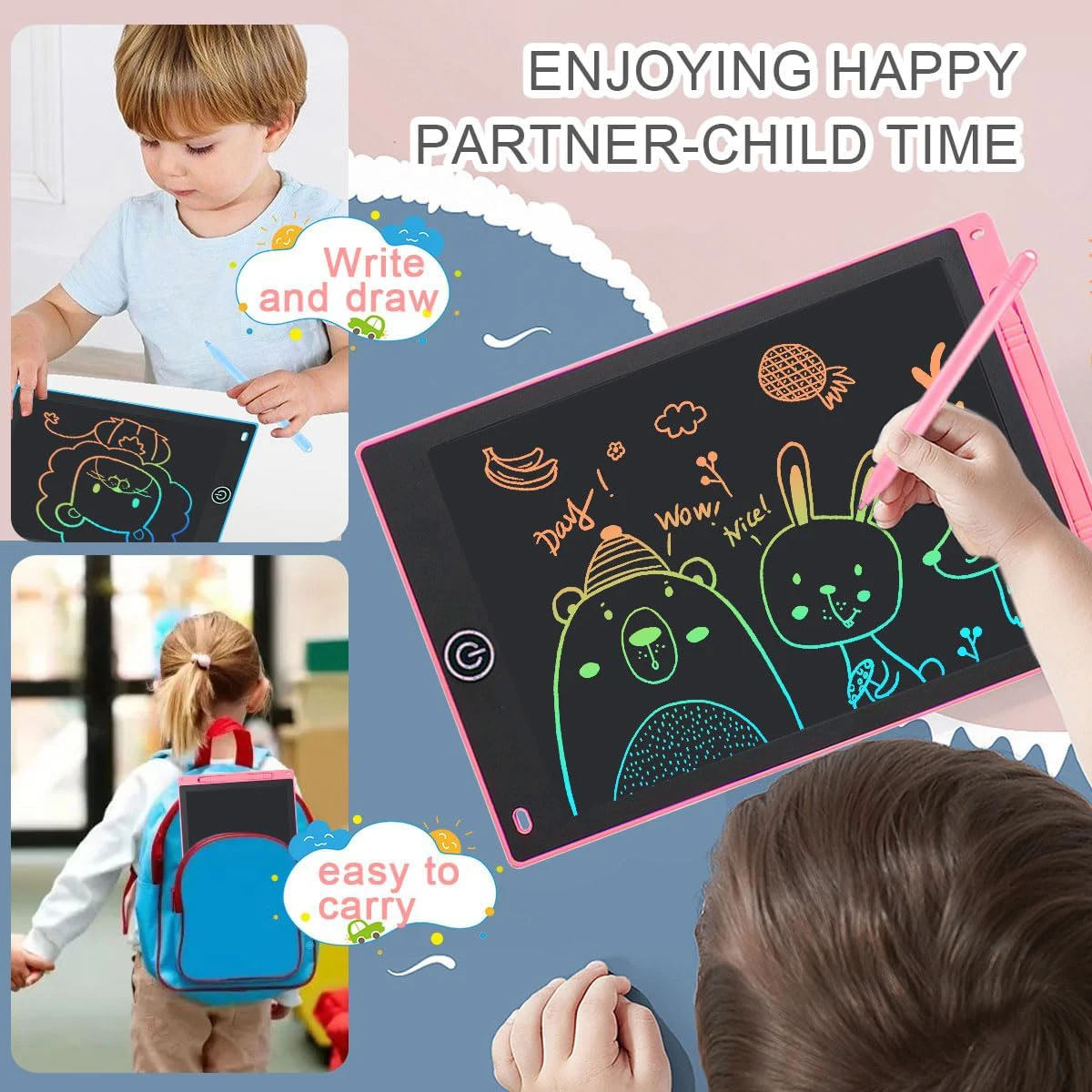 8.5-Inch LCD Drawing Tablet for Kids 2 8.5-Inch LCD Drawing Tablet for Kids - Image 2