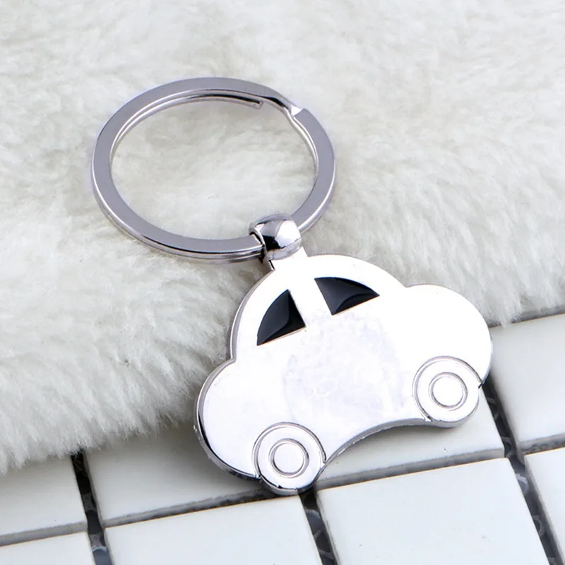 Rhodium Beetle Car Keychain 4 Rhodium Beetle Car Keychain - Image 4