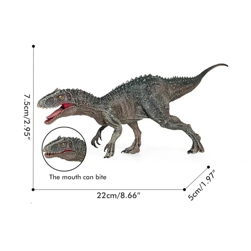 Vibrant Dinosaur Figurine - 22cm PVC Display Piece 8 Vibrant Dinosaur Figurine - 22cm PVC Display Piece - Image 8