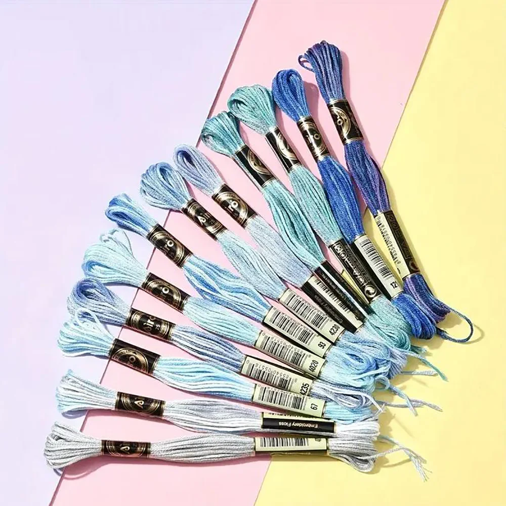 Gradient Embroidery Floss Set by Jiro (12 Skeins) 4 Gradient Embroidery Floss Set by Jiro (12 Skeins) - Image 4