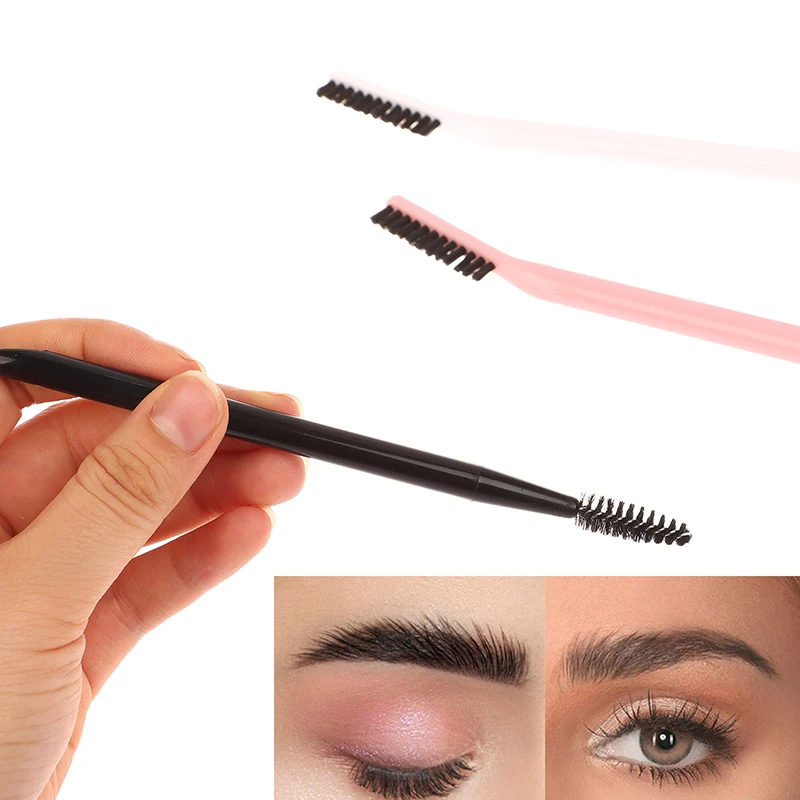 Dual-Head Eyebrow and Eyelash Brush, 15cm 3 Dual-Head Eyebrow and Eyelash Brush, 15cm - Image 3