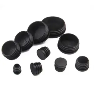 Black Plastic Furniture End Caps for 16-25mm Tubes 14 Sd38c44fc8c6143dcb80659519b4b7d4by