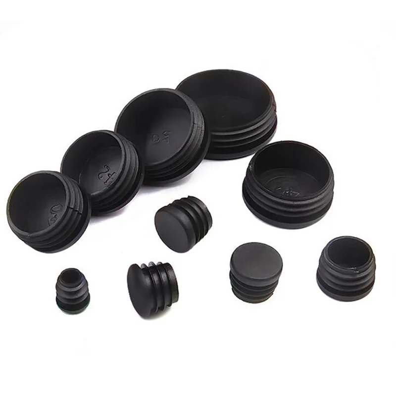 Black Plastic Furniture End Caps for 16-25mm Tubes 5 Black Plastic Furniture End Caps for 16-25mm Tubes - Image 5
