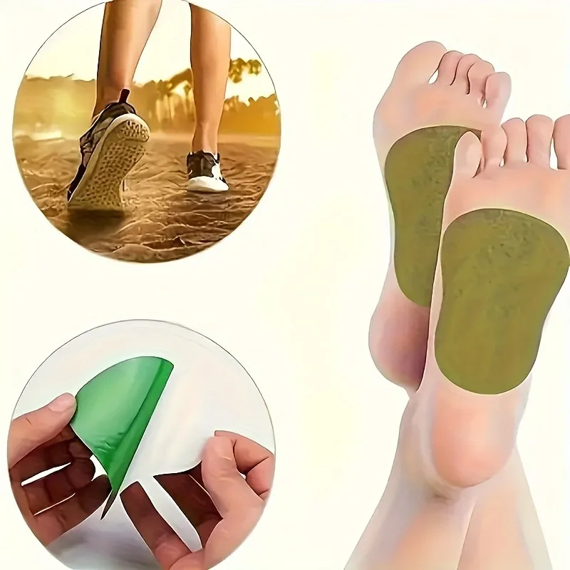 Natural Green Foot Detox Patches - Set of 12 2 Natural Green Foot Detox Patches - Set of 12 - Image 2