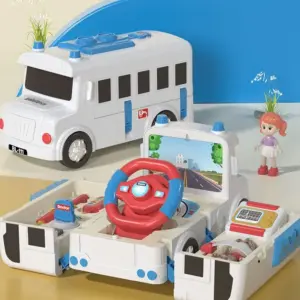 Children's Deformed School Bus Puzzle Toy Set 19 Sd41115e7f5224b0f8f9aaef2910f50b1f
