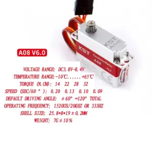 KST A08H/ A08N V6.0 Micro Servo 3.2kgf·cm 17 Sd4275098afa749b9af79ff9886804af7k