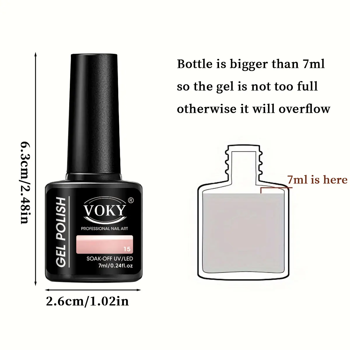 VOKY 6-Piece Vibrant Gel Nail Polish Set 3 VOKY 6-Piece Vibrant Gel Nail Polish Set - Image 3