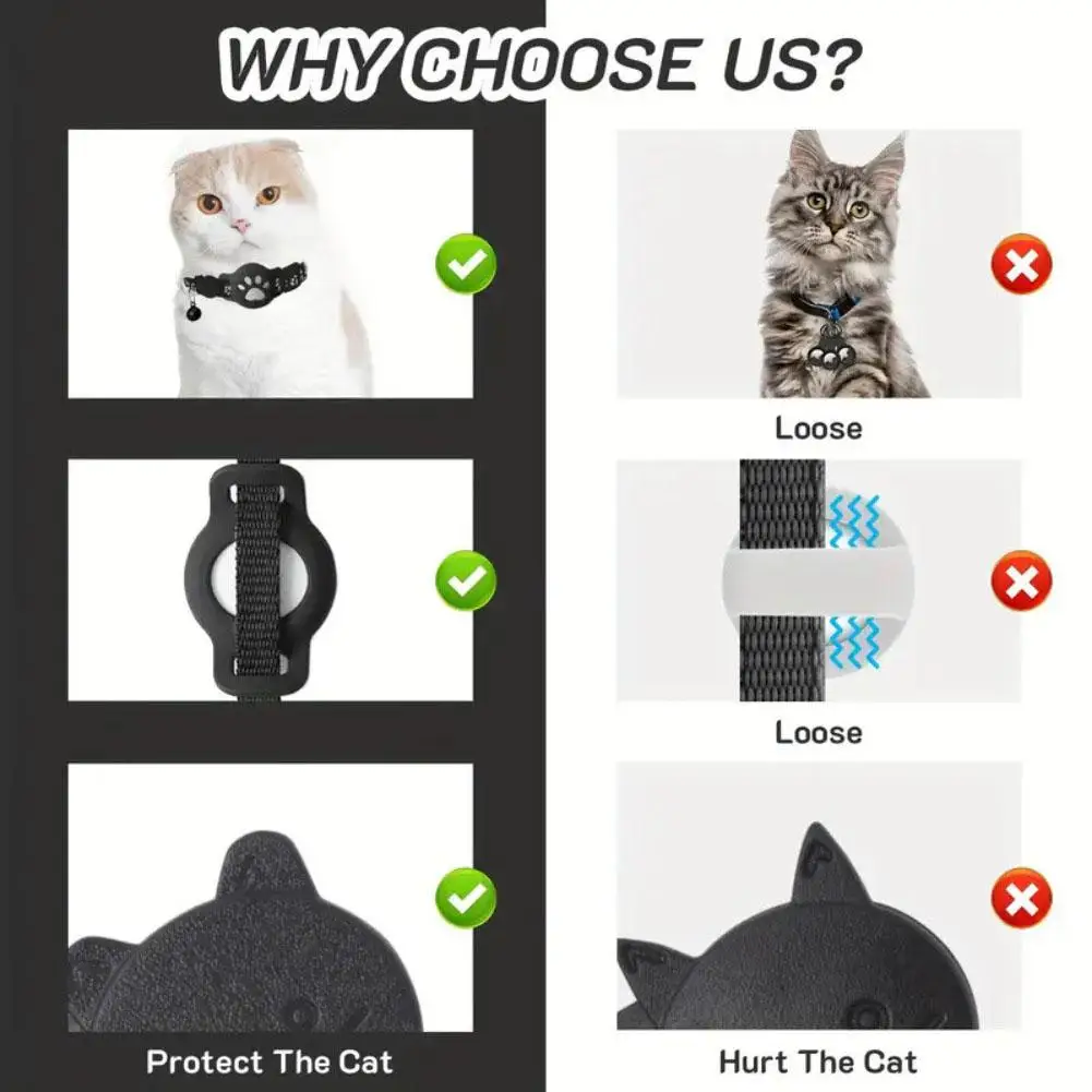 Black Small Cat GPS Collar with Real-Time Tracking 4 Black Small Cat GPS Collar with Real-Time Tracking - Image 4