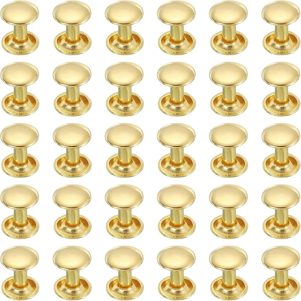 Iron Rivets Set for Leather and Crafts 10 Iron Rivets Set for Leather and Crafts - Image 10