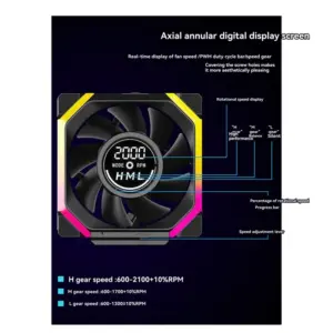 120mm ARGB PC Fan with Digital Screen 8 Sd4db754b590e4c8fa7fe08b29f977258N