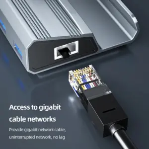 USB-C Docking Station with 8 USB 3.0 Ports 11 Sd4eff2724dc5445dbc744a9aaced1ebeQ