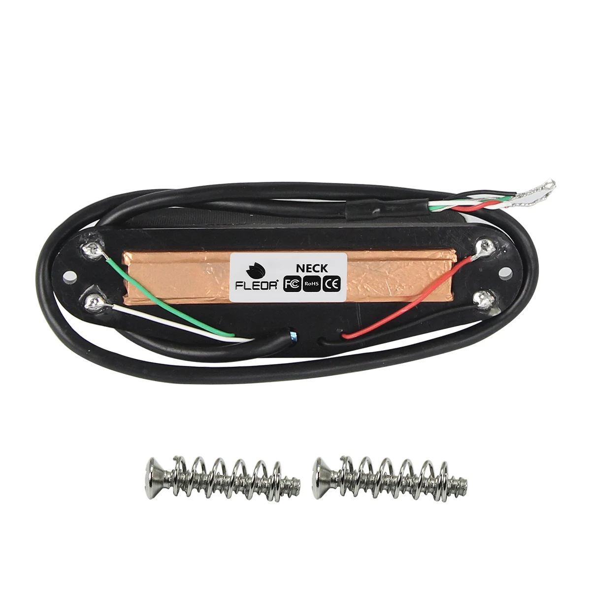 White Ceramic Guitar Pickup Set with High Output 4 White Ceramic Guitar Pickup Set with High Output - Image 4