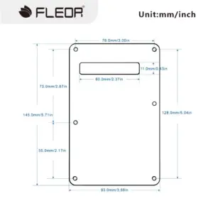 Ivory 3-Ply Electric Guitar Back Plate for ST Models 7 Sd5f0591e64574422b39a73d7da857efdY 1