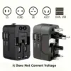 Universal Travel Adapter with USB-C and Safety Features