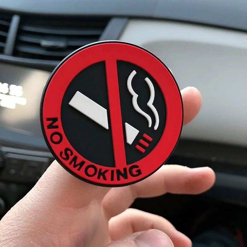 Vehicle No Smoking Sticker 5cm Vinyl 2 Vehicle No Smoking Sticker 5cm Vinyl - Image 2