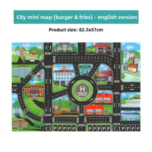 Vibrant Children's Urban Parking Map 83x57cm 17 Sd7d466caa52144428c74120da135f5b8r
