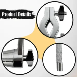 Silver Cymbal Stand Extension Clamp for Drummers 10 Sd7d9fbdec55a493e977d1c16a671368dx