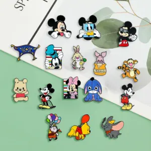 Vibrant Disney Character Enamel Brooch Set 12 Sd7e9a4563a204f269f15145559d74585N