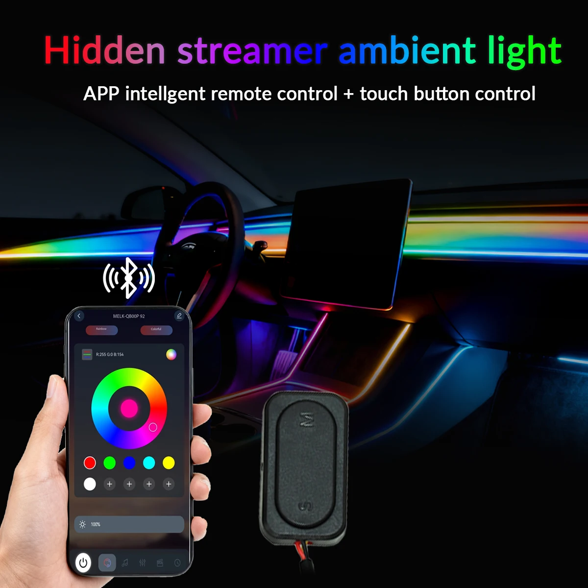 18IN1 RGB Car Ambient Lighting System 2 18IN1 RGB Car Ambient Lighting System - Image 2