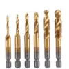 Titanium-Coated High-Speed Steel Tap Set (M3-M10)