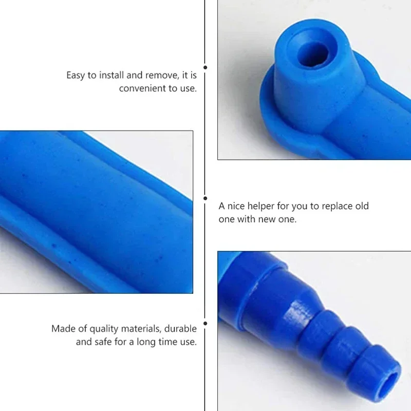 Blue Car Brake Fluid Exchange Connector Set 4 Blue Car Brake Fluid Exchange Connector Set - Image 4