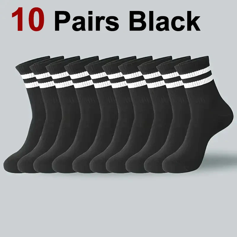 Striped Crew Socks for Men & Women Pack of 10/20 7 Striped Crew Socks for Men & Women Pack of 10/20 - Image 7