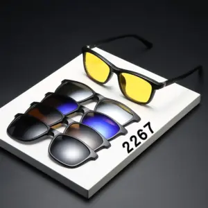 Belmon 6-in-1 Unisex Spectacle Frame with Polarized Clip-Ons 8 Sd86b83e85b1f4d65a0b4a465df6d8ec5E