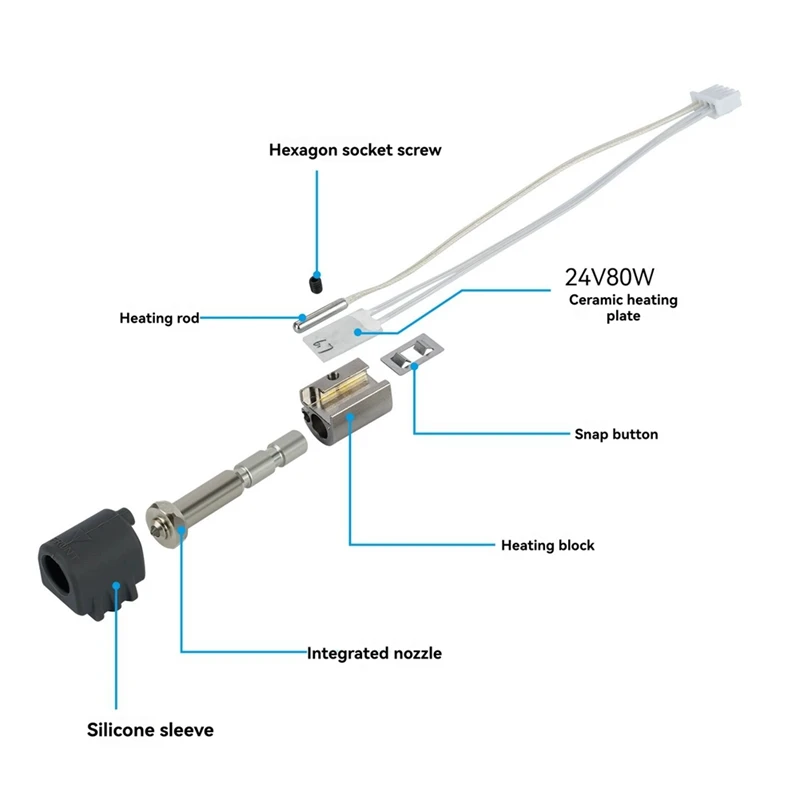 Ceramic Hotend Nozzles for Kobra 3 Max (2-Pack) 4 Ceramic Hotend Nozzles for Kobra 3 Max (2-Pack) - Image 4