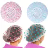 Colorful Waterproof Shower Caps set of 2 or 4