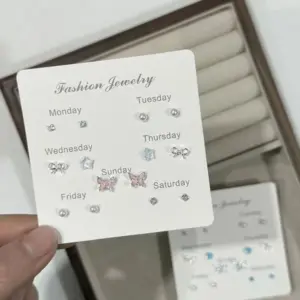 Y2K Butterfly and Star Earrings Set 10 Sd8c42a004ec04258832baac6e5e9a371G