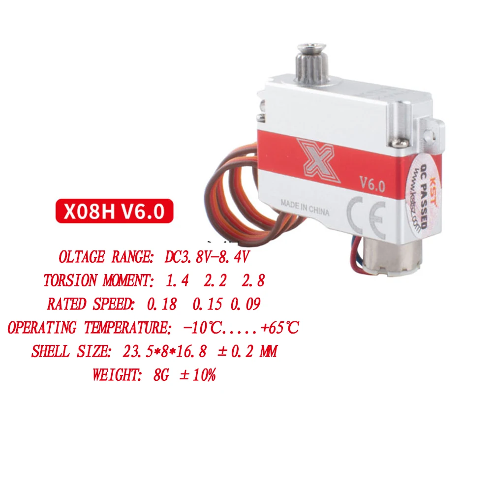 KST X08 Plus Micro Servo for RC Models 6 KST X08 Plus Micro Servo for RC Models - Image 6
