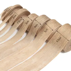 Vintage Jute and Polyester Ribbon Collection 11 Sd8f118ec89be4aa49bc876d35a91c350J