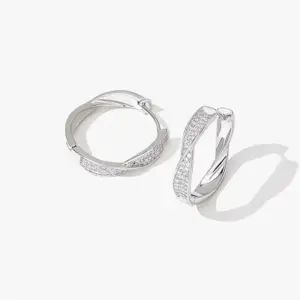 Vintage Copper Hoop Earrings with Cubic Zirconia 9 Sd90829901776406792ca47e765c175c45