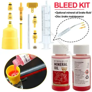Bright Yellow Bicycle Brake Bleed Kit
