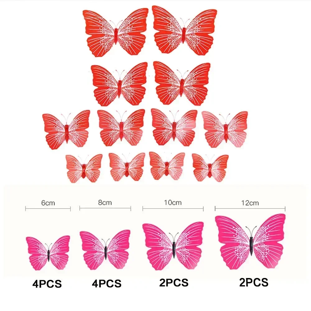 3D Butterfly Wall Decor Set in Multiple Colors 6 3D Butterfly Wall Decor Set in Multiple Colors - Image 6
