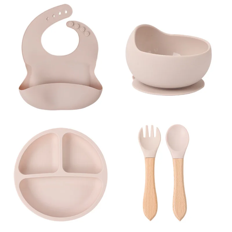 Toddler Silicone Mealtime Set in Pastel Shades 9 Toddler Silicone Mealtime Set in Pastel Shades - Image 9