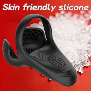 High-Tech Black Vibrating Cock Ring with Remote 10 Sda5af8f2267349d3b91e18838e601517j