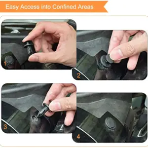 Black Automotive Plastic Rivet Set for 8mm Holes 13 Sda87999b3ea54f6abc5e1e82e7406272p