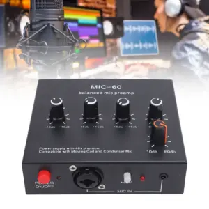 Professional Balanced Microphone Preamp with Adjustable Gain 8 Sda988806ec9f4343a0bdf209ee0c3a55g