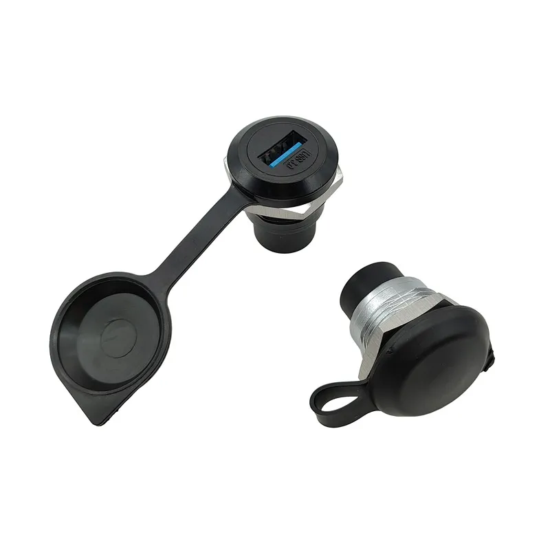 Metal Round Panel Socket Module with USB HDMI 4 Metal Round Panel Socket Module with USB HDMI - Image 4