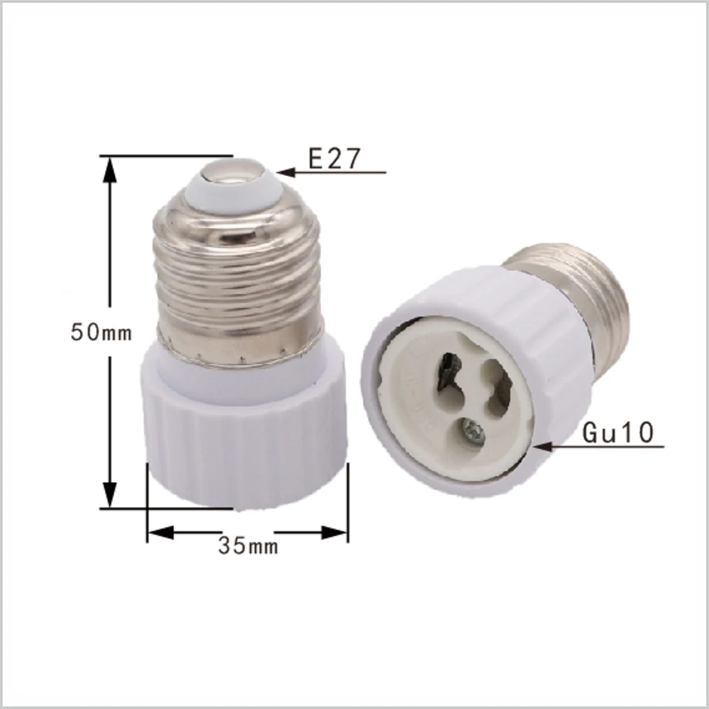 White E27 to GU10 Lamp Converter 3 White E27 to GU10 Lamp Converter - Image 3