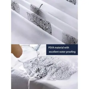 Modern Leaf Pattern Shower Curtain 71x71" 11 Sdb5e19860eb54f3e825375914a039c85H