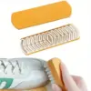 Vibrant Yellow Suede Shoe Brush for All Footwear