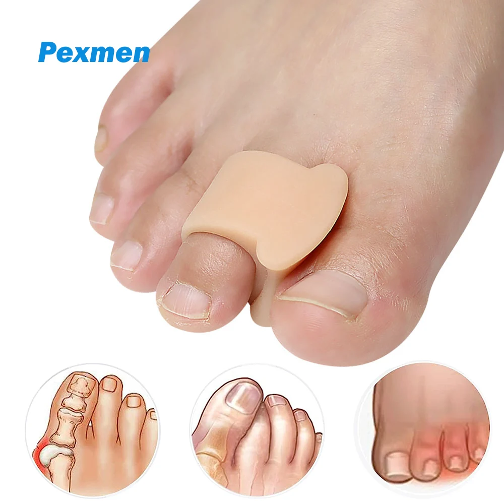 Silicone Toe Separators for Foot Pain Relief 1 Silicone Toe Separators for Foot Pain Relief